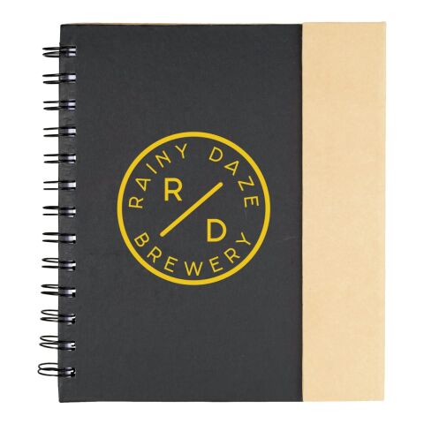 6.5&quot; x 7&quot; Lock-it Spiral Notebook w/Pen Black | No Imprint | not available | not available