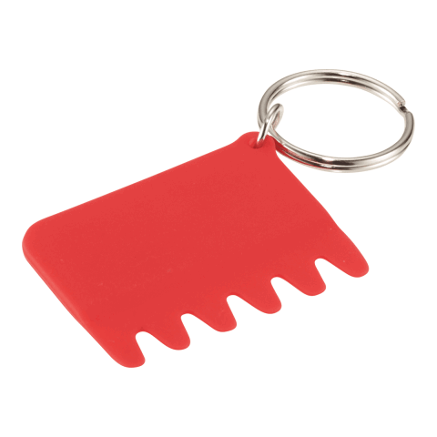 Silicone Keyboard Brush Key Ring Red | No Imprint | not available | not available