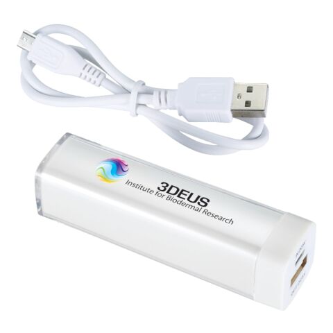 Flash 2,200 mAh Power Bank Standard | White | No Imprint | not available | not available