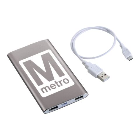 Sleek Aluminum 4000 mAh Power Bank 