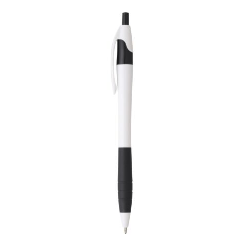 Cougar Rubber Grip Ballpoint Pen Standard | White-Black | No Imprint | not available | not available