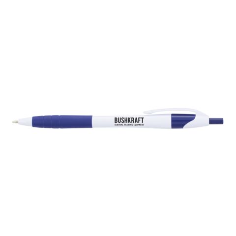 Cougar Rubber Grip Ballpoint Pen White-Black | No Imprint | not available | not available