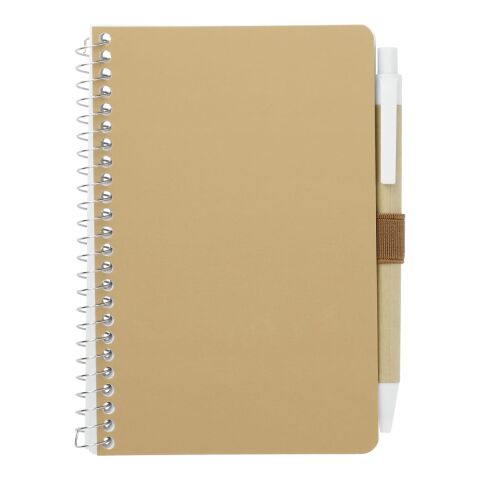 4&quot; x 6&quot; FSC® Mix Pocket Spiral Notebook with Pen Standard | Natural | No Imprint | not available | not available