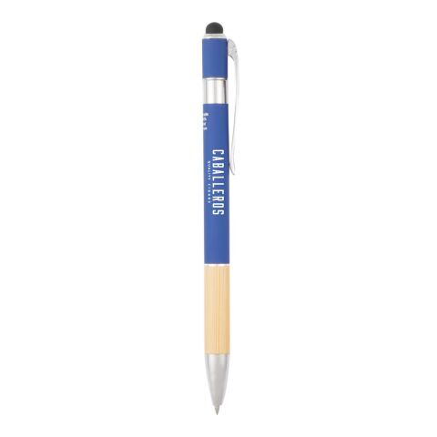 Bamboo rAL Soft Touch Ballpoint Stylus Blue | No Imprint