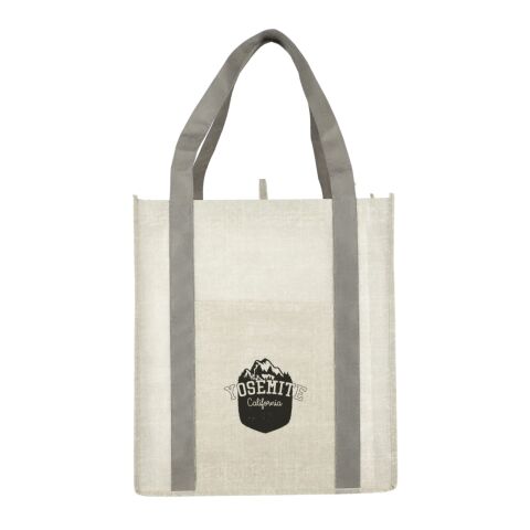 Neptune Recycled Non-Woven Grocery Tote Gray | No Imprint | not available | not available