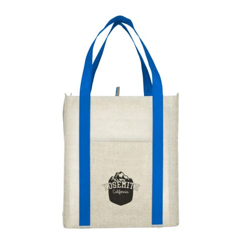 Neptune Recycled Non-Woven Grocery Tote Royal Blue | No Imprint | not available | not available