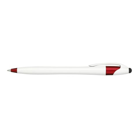 Cougar Gel Stylus Pen Standard | White-Red Trim | No Imprint | not available | not available