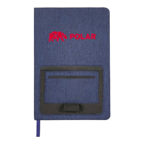5.5” x 8.5” Vila Recycled PET Bound Notebook Navy | No Imprint | not available | not available