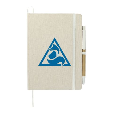 5&quot; x 7&quot; Organic Cotton Bound Notebook w/Pen Natural | No Imprint | not available | not available