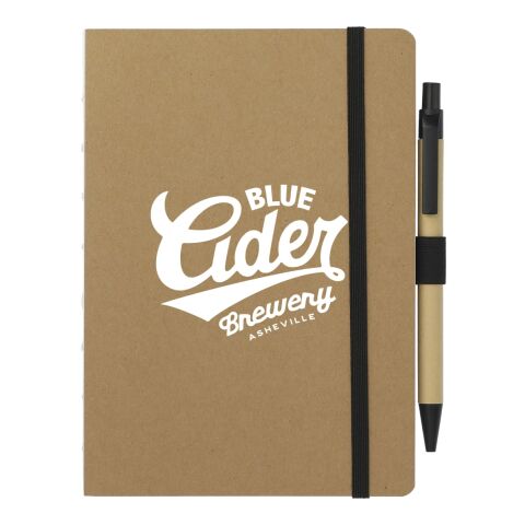 5&quot; x 7&quot; FSC Recycled Notebook and Pen Set Natural | No Imprint | not available | not available