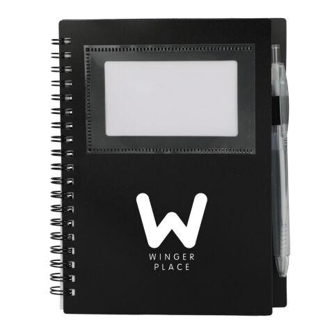 5&quot; x 7&quot; FSC® Recycled Star Spiral Notebook with Pe Standard | Black | No Imprint | not available | not available