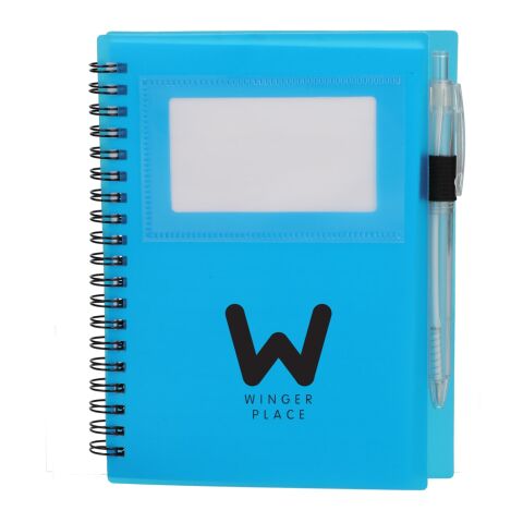 5&quot; x 7&quot; FSC® Recycled Star Spiral Notebook with Pe Royal Blue | No Imprint | not available | not available
