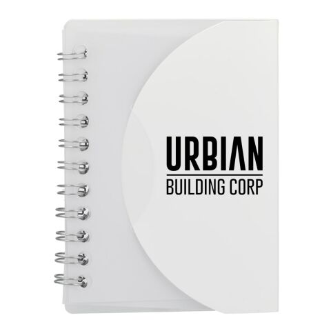 3.4” x 4.5” FSC® Recycled Post Spiral Notebook White | No Imprint | not available | not available