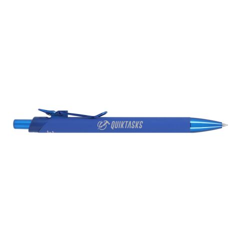 Metallic Recycled Aluminum Soft Touch Gel Pen Standard | Blue | No Imprint | not available | not available