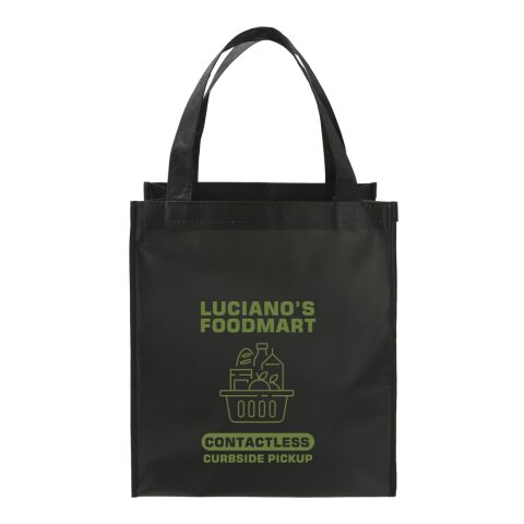 Double Laminated Wipeable Grocery Tote Black | No Imprint | not available | not available
