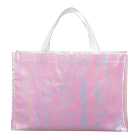 Iridescent Non-Woven Shopper Tote Iridescent | No Imprint | not available | not available