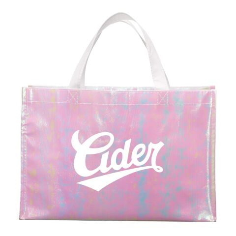 Iridescent Non-Woven Shopper Tote Iridescent | No Imprint | not available | not available