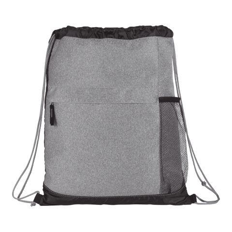 Heather Melange Drawstring Bag Graphite | No Imprint | not available | not available