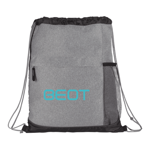 Heather Melange Drawstring Bag Standard | Graphite | No Imprint | not available | not available