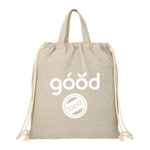 Recycled 5oz Cotton Drawstring Bag Natural | No Imprint | not available | not available