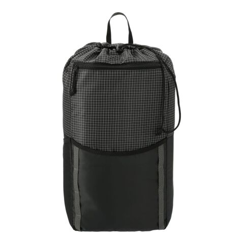 Grid 14L Drawstring Backpack Standard | Black | No Imprint | not available | not available