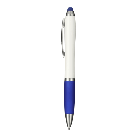 Nash Ballpoint Stylus with Antimicrobial Additive White-Blue | No Imprint | not available | not available
