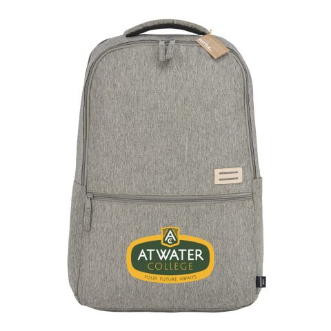 The Goods Recycled 17&quot; Laptop Backpack Standard | Gray | No Imprint | not available | not available