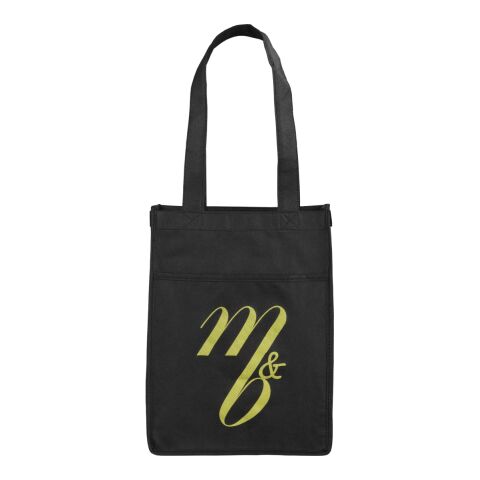 Non-Woven Gift Tote with Pocket Standard | Black | No Imprint | not available | not available