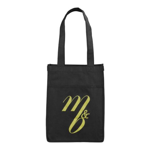 Non-Woven Gift Tote with Pocket Standard | Black | No Imprint | not available | not available