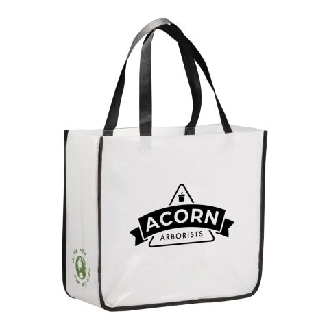 Gloss Laminated Non-Woven Shopper Tote Standard | White | No Imprint | not available | not available