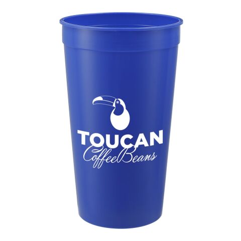 Solid 32oz Stadium Cup Standard | Blue | No Imprint | not available | not available