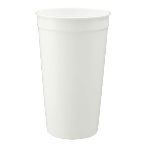 Solid 32oz Stadium Cup Standard | White | No Imprint | not available | not available