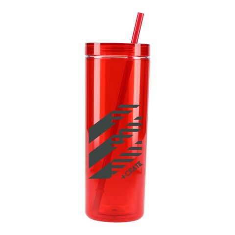 Chroma Recycled Acrylic Straw Tumbler 16oz Standard | Red | No Imprint | not available | not available