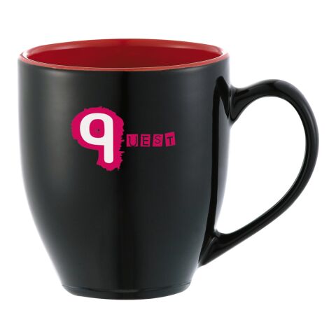 Zapata 15oz Mug  Electric Black-Red Trim | No Imprint | not available | not available