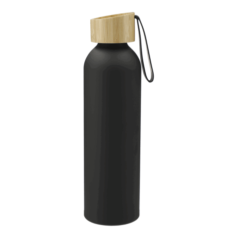Ryze 22oz Aluminum Sports Bottle w/ Bamboo lid Standard | Black | No Imprint | not available | not available