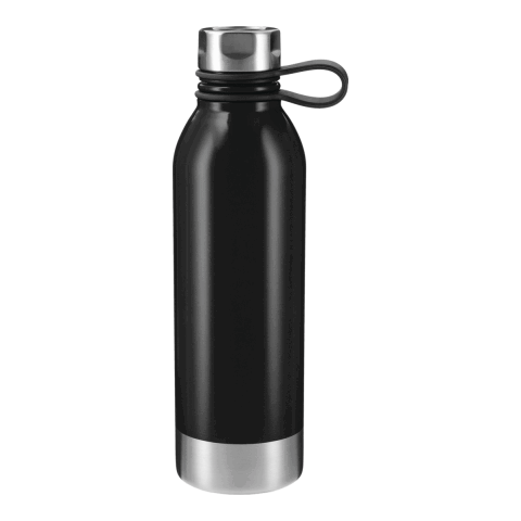 Perth 25oz Stainless Sports Bottle Standard | Black | No Imprint | not available | not available