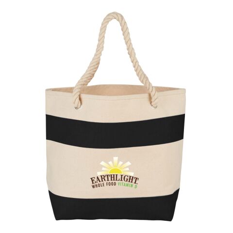 Custom Branded Rope Handle 16oz Cotton Canvas Tote allbranded
