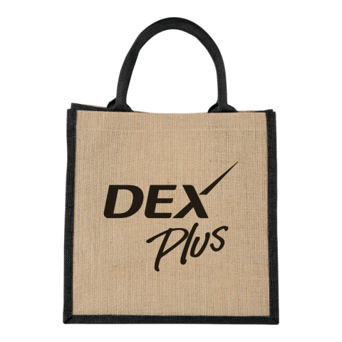 Medium Jute Gift Tote Standard | Black | No Imprint | not available | not available