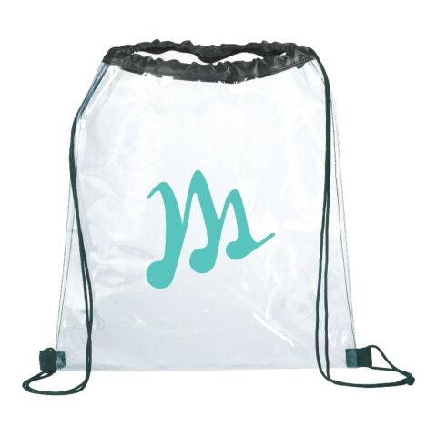 Rally Clear Drawstring Bag Black | No Imprint | not available | not available