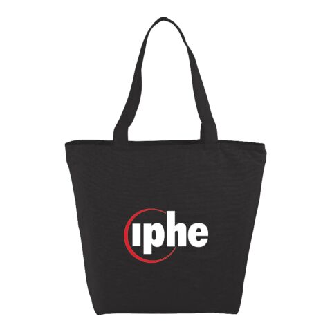 Maine 8oz Cotton Canvas Zippered Tote Standard | Onyx | No Imprint | not available | not available