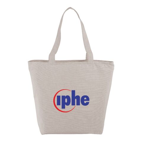 Maine 8oz Cotton Canvas Zippered Tote Standard | Natural | No Imprint | not available | not available