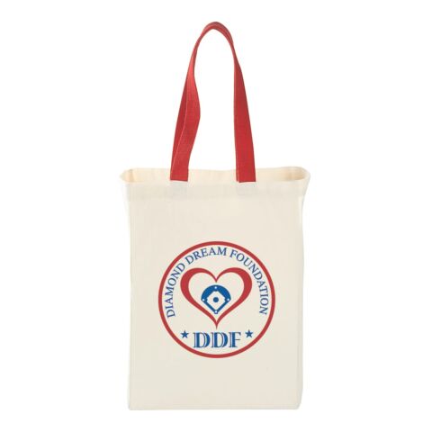 Nebraska 5oz Cotton Canvas Grocery Tote Standard | Red | No Imprint | not available | not available