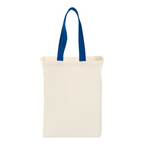 Nebraska 5oz Cotton Canvas Grocery Tote Standard | Royal Blue | No Imprint | not available | not available