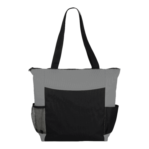 Grandview Zippered Convention Tote Standard | Gray | No Imprint | not available | not available