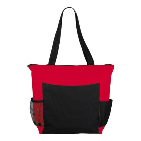 Grandview Zippered Convention Tote Standard | Metallic Red | No Imprint | not available | not available