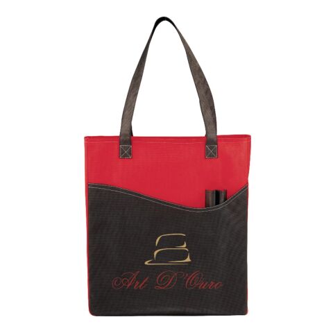 Rivers Pocket Non-Woven Convention Tote Red | No Imprint | not available | not available
