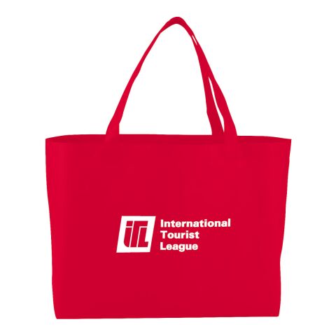 Big Boy Non-Woven Shopper Tote Red | No Imprint | not available | not available