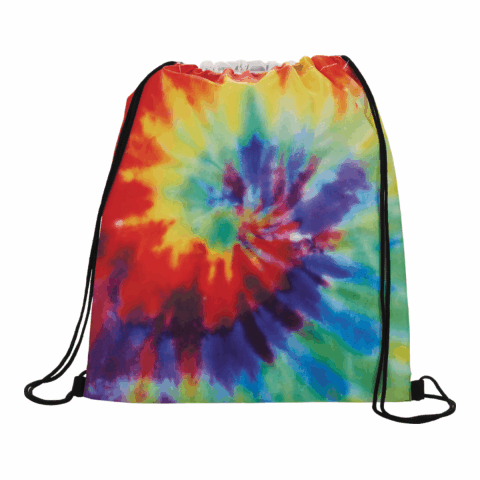 Tie Dye Drawstring Bag Standard | Multi-Colored | No Imprint | not available | not available