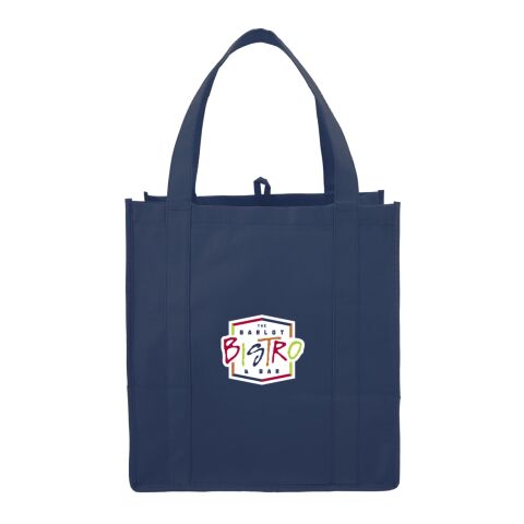 Little Juno Non-Woven Grocery Tote Navy Blue | No Imprint | not available | not available