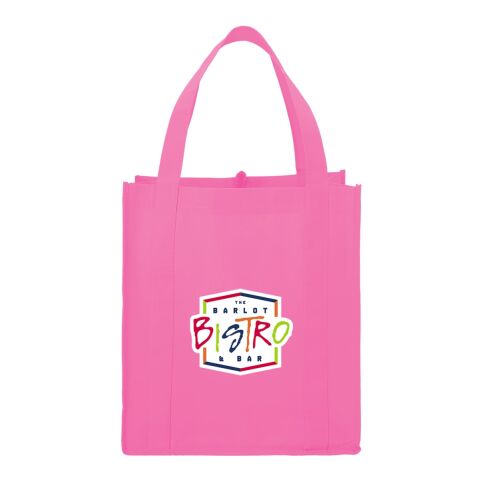 Hercules Non-Woven Grocery Tote Standard | Pink | No Imprint | not available | not available